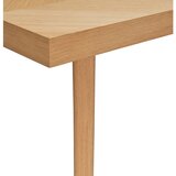 Hübsch Jedilna miza v hrastovem dekorju v naravni barvi 80x160 cm Herringbone – | Shoptok.si