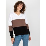 RUE PARIS Sweatshirt-RV-BL-8328.72-white-black | Shoptok.si