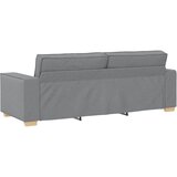 SOFA 3 pcs Svijetlo siva 220 x 80 x 84 cm Platnasta tkanina | shoptok.hr