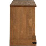 vidaXL TV ormarić HALDEN s kliznim vratima 110x40x60 cm puno drvo | shoptok.hr