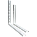  NOSAČ ZA KLIMU Srednji L= 500x500 mm, par POCINČANI - PLASTIFICIRANI - BIJELI | shoptok.hr