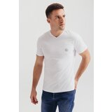 Legendww bela muška majica sa v-izrezom 6357-9156-01 | ePonuda.com