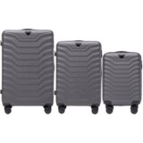 WINGS set od tri kofera od ABS materijala veličine V M S tamno sivi | shoptok.hr