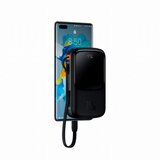 Baseus POWER BANK 10000MAH QPOW PRO - USB + TYPE C - PD 22.5W SA KABELOM TYPE C (PPQD060101) CRNI | shoptok.hr