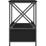  Noćni ormarići 2 kom crni 50 x 41 x 65 cm od konstruiranog drva | shoptok.hr