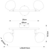 Globo 56149S-2 - Spot svetlo VELORA 2xG9/5W/230V | Eponuda.com