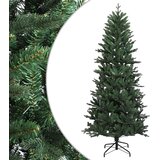  Umjetno božićno drvce s nogom 240 cm PVC i PE Zelena | shoptok.hr