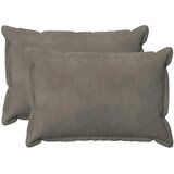  Jastuk s jastukom HOUTEN 2 kom. Svjetlosiva Baršun - Svjetlosiva 30 x 50 cm 2 | shoptok.hr