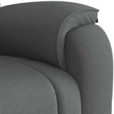 vidaXL Masažni naslanjač temno sivo blago | Shoptok.si