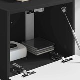 vidaXL TV stenska omara Črna 60 x 31 x 29.5 cm Konstruiran les | Shoptok.si