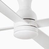 Faro 33756 - LED plafonski ventilator FRASER LED/16W/230V, beo, prečnik 120 cm + daljinski upravljač | Eponuda.com