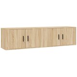  Zidni TV ormarići 2 kom boja hrasta sonome 80x34,5x40 cm | Eponuda.com