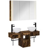  Set ormarića za kupaonicu 4 pcs Dimljeni hrast | shoptok.hr