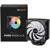 Be Quiet! BK040 pure rock 3 lx [LGA-1851 default ilm and rl-ilm support/AM5], 190W tdp, light wings lx 120mm pwm argb fan max. 31.2dB(A), 4 high-performance 6mm heat pipes with hdt technology | ePonuda.com