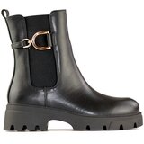 primohurt Black workers women's winter boots with a thick sole, black ankle boots with a zipper | shoptok.hr