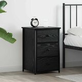  Noćni ormar Crni hrast 40 x 36 x 60 cm Čvrsto drvo iz reciklaže | shoptok.hr