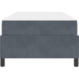  Krevetna konstrukcija Tamno siva 80 x 200 cm tkanina | shoptok.hr