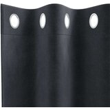  Zastore za zamračivanje s okcima 2 kom Tamnosiva pliš | shoptok.hr