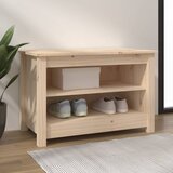 vidaXL klop za čevlje 70x38x45,5 cm trdna borovina Cene