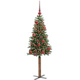  Mršavo božićno drvce Zelena 150 cm PVC i čvrsto drvo bora | shoptok.hr