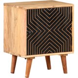  Noćni ormarić 40 x 30 x 50 cm od masivnog bagremovog drva | shoptok.hr