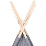  Dječji šator tipi od breskvine kore sivi 120 x 120 x 150 cm | Shoptok.si