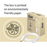 Club3d USB / HDMI Priključni kabel [1x Muški konektor USB 2.0 tipa C - 1x Muški konektor HDMI] 1.8 m Bijela | Eponuda.ba