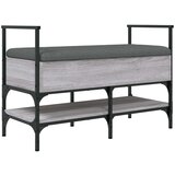 vidaXL Klop za čevlje siva sonoma 85,5x42x57,5 cm inženirski les | Shoptok.si
