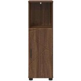 vidaXL Kopalniška omarica Rjavi hrast 30 x 35 x 95 cm Konstruiran les | Shoptok.si