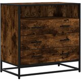  Ormar s ladicama dimljeni hrast 70x41x70 cm konstruirano drvo | shoptok.hr
