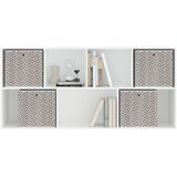  Sklopive kutije za pohranu 4 kom smeđe 32x32x32 cm od tkanine | Eponuda.com