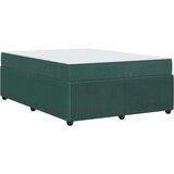  Posteljni okvir z vzmetnico Temno zelena 160 x 200 cm Žamet | Shoptok.si