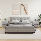 vidaXL Nočna omarica 2 kosa siva sonoma 40x35x50 cm inženirski les Cene