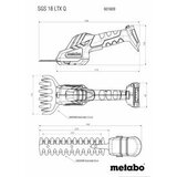Metabo HS 18 LTX 55 V solo Cordless Hedgecutter | shoptok.hr