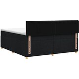  Boxspring krevet s madracem Crna 200 x 200 cm Tkanina | shoptok.hr