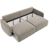 Makamii Bež sklopiva/s prostorom za odlaganje sofa 238 cm Kalena – | shoptok.hr