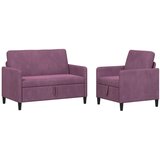  Set sofe s pohranom 2 kom. Ljubičasta Poliester | shoptok.hr