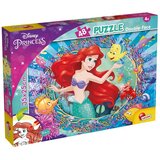 Lisciani Ariel mala sirena 2 u 1, puzzle od 48 dijelova i bojanka 35x25 cm - Lisciani | shoptok.hr