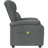 Masažna fotelja od tkanine tamnosiva | shoptok.hr