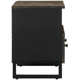  TV ormarić crni 70 x 33 x 46 cm od masivnog drva manga Crna | shoptok.hr
