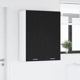 Viseći ormarić Crni hrast 80 x 31 x 100 cm Konstruirano drvo | Eponuda.ba