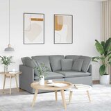  Modularna sofa s jastucima, tkanina, svijetlo siva | Eponuda.ba