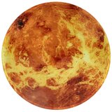  Zidni sat sa LED ekranom - Planet Zemlja, 32 cm, narančasti | shoptok.hr