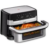 Tefal Dual Easy Fry Flex EY922D 9 L Stand-alone Hot air fryer Black, Stainless steel | shoptok.hr