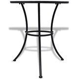 vidaXL bistro stolić plavo-bijeli 60 cm s mozaikom | shoptok.hr