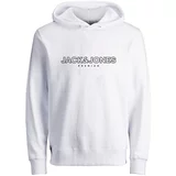 Jack & Jones Sweater majica 'JASON' crna / bijela
