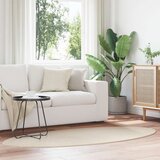  Preproga 'HUARTE' Bež 100x200 cm Ovalna | Shoptok.si