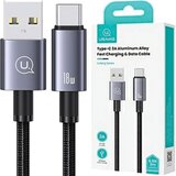 Usams KABEL USB NA USB-C 3A 0,25 M HITRO POLNJENJE JEKLO SJ680, (21980498) | Shoptok.si