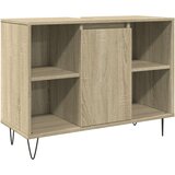 vidaXL Kopalniška omarica sonoma hrast 80x33x60 cm inženirski les | Shoptok.si