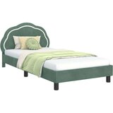  Otroški posteljni okvir z vznožjem Morsko zelena 80 x 200 cm, (5000104752) | Shoptok.si